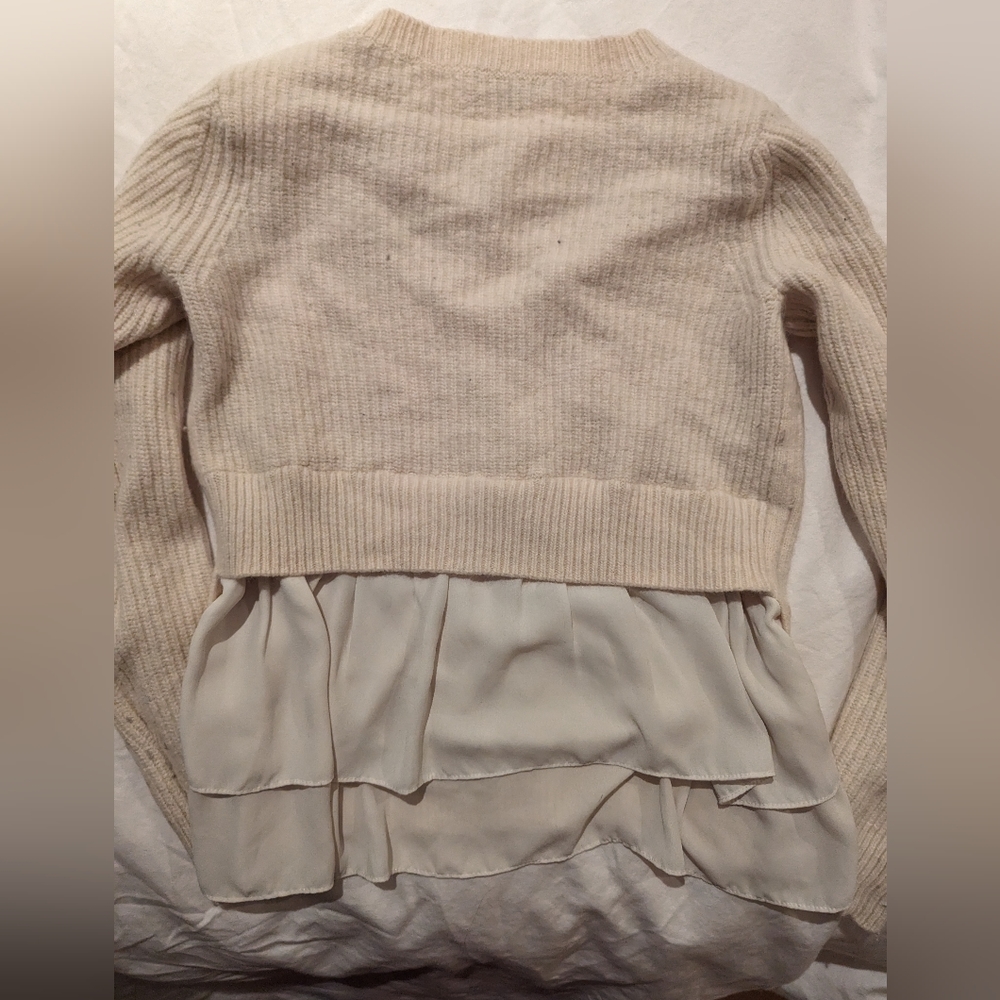 Club Monaco Cream Sweater